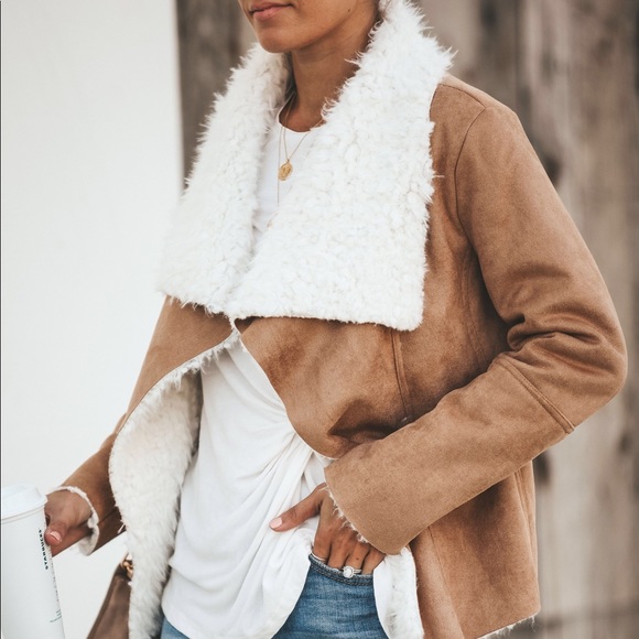 ONE LEFT - Aspen Highlands Faux Suede Jacket - Picture 3 of 8